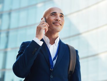 lawyer happy with his law firm crm
