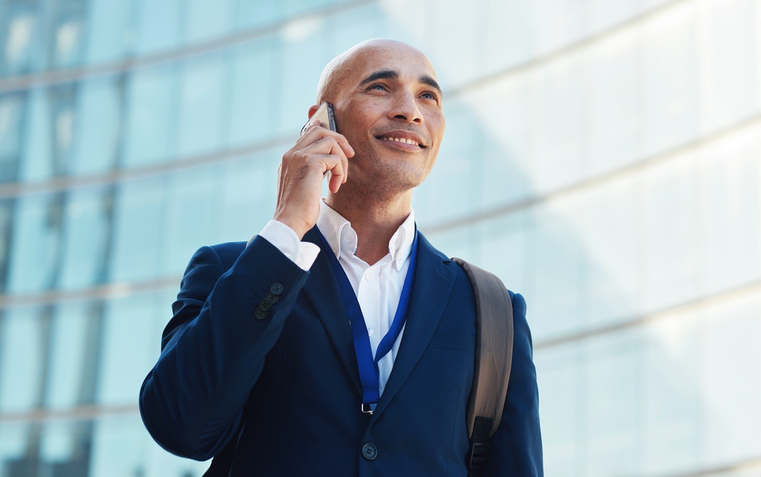 lawyer happy with his law firm crm